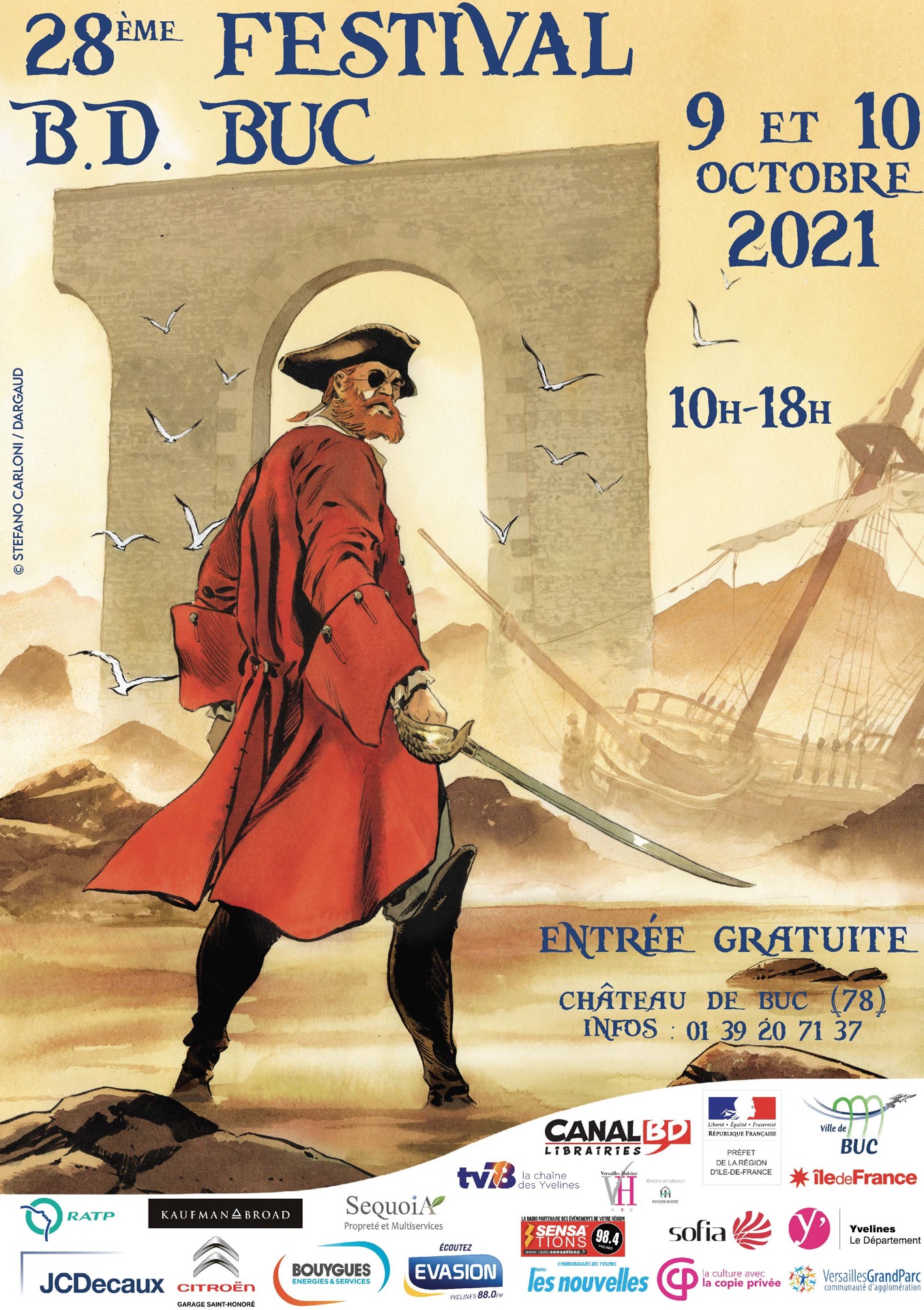 Affiche du Festival BD Buc 2021